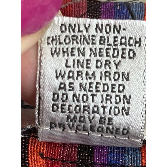 Chicos Silk Floral Jacket L Red Striped Beaded Artsy Boho Sequin Embroidery Chic - Picture 14 of 16